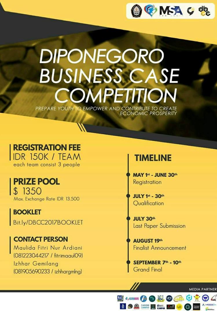 Diponegoro Business Case Competition Event Universitas AyoKuliah.id