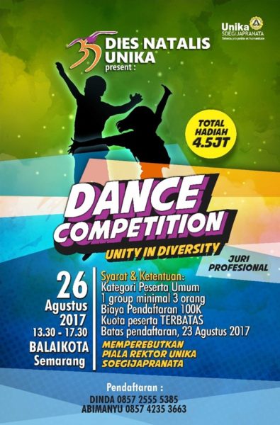 Dance Competition Unity in Diversity  Event Universitas 