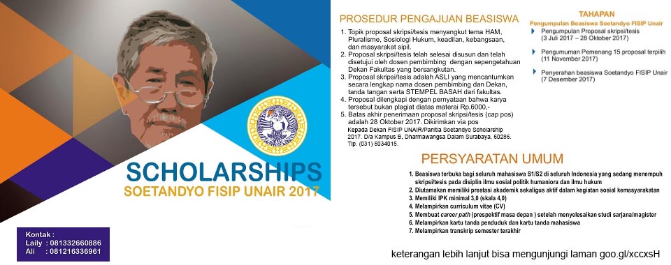 beasiswa-soetandyo-fisip-unair-2017-dibuka