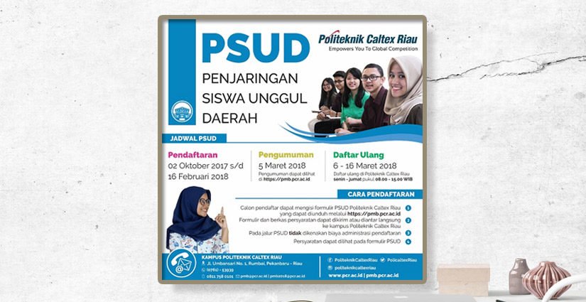 Politeknik Caltex Riau (PCR) Buka PMB 2018, Ini Jadwal Pendaftarannya!