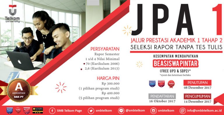 JPA Tahap 2 Telkom University Dibuka, Tanpa Tes Tertulis