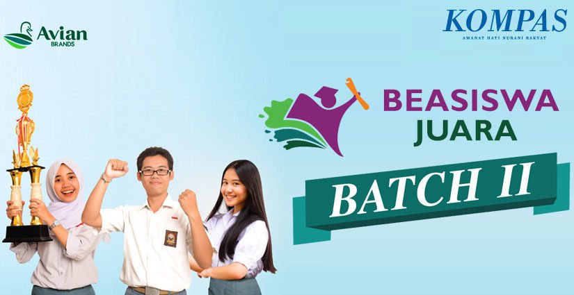 Beasiswa Juara Batch II Dibuka Hingga 22 Desember 2018!