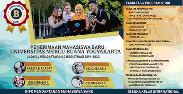 Jalur Seleksi Prestasi Raport Bebas Tes Masuk UMBY Dibuka
