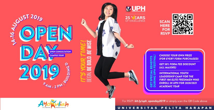 Dapatkan Potongan Harga Pendaftaran Di Open Day UPH FESTIVAL 2019